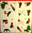 190 Dogs - 3-ply - Caspari - Künstler